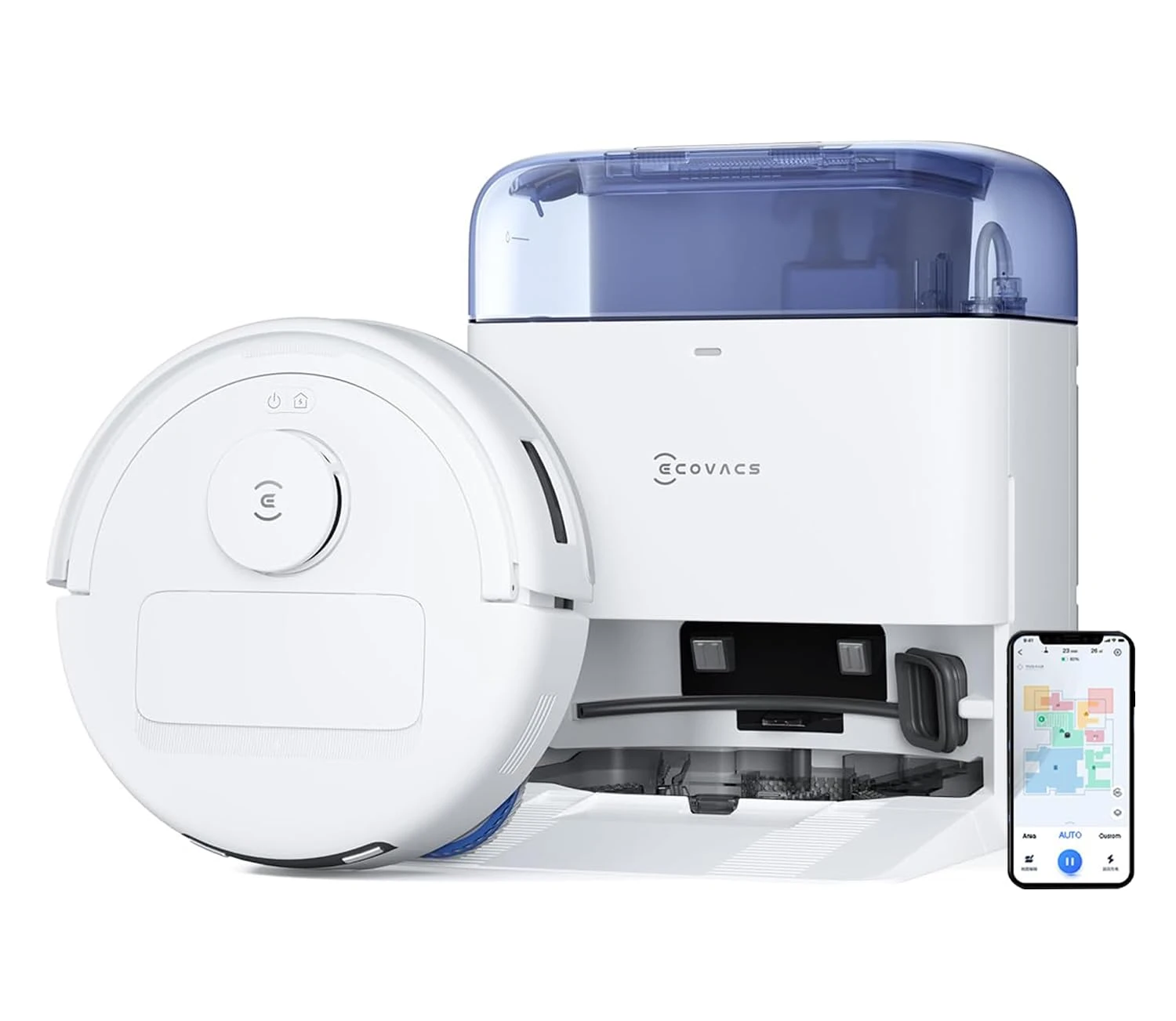ECOVACS DEEBOT MINI Omni 2 in 1 Robot Vacuum Cleaner & Mop, 2025 New Launch, 9000 Pa, Self-Emptying Omni St...