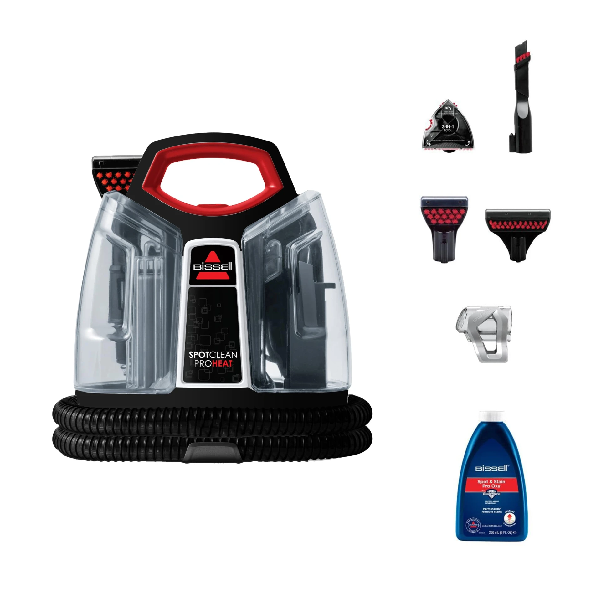 Bissell Portable Wet & Dry Vacuum Cleaner|Heatwave Technology removes Curry & Tough Stains|Deep Cleans Carp...