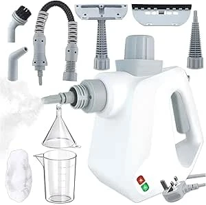 BLURISM Portable Steam Cleaner Machine with Fast Heating Technology, Chemical Free Deep Cleaning Steamer for Bathroom, Kit...