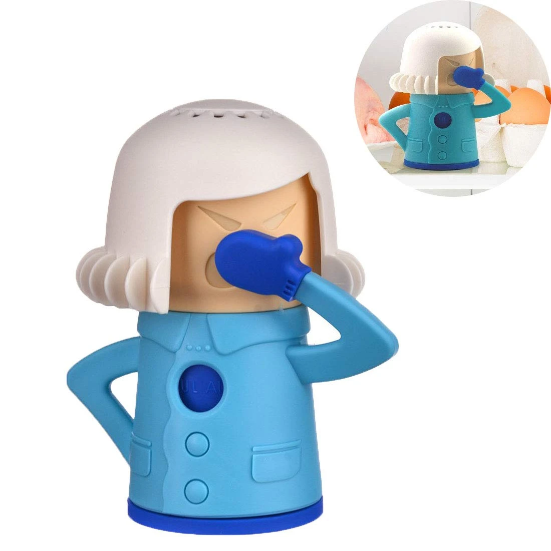 Cool Mama Microwave Oven Steam Cleaner Steam Cleans and Disinfects With Vinegar and Water for Home or Office Kitchens,Easi...
