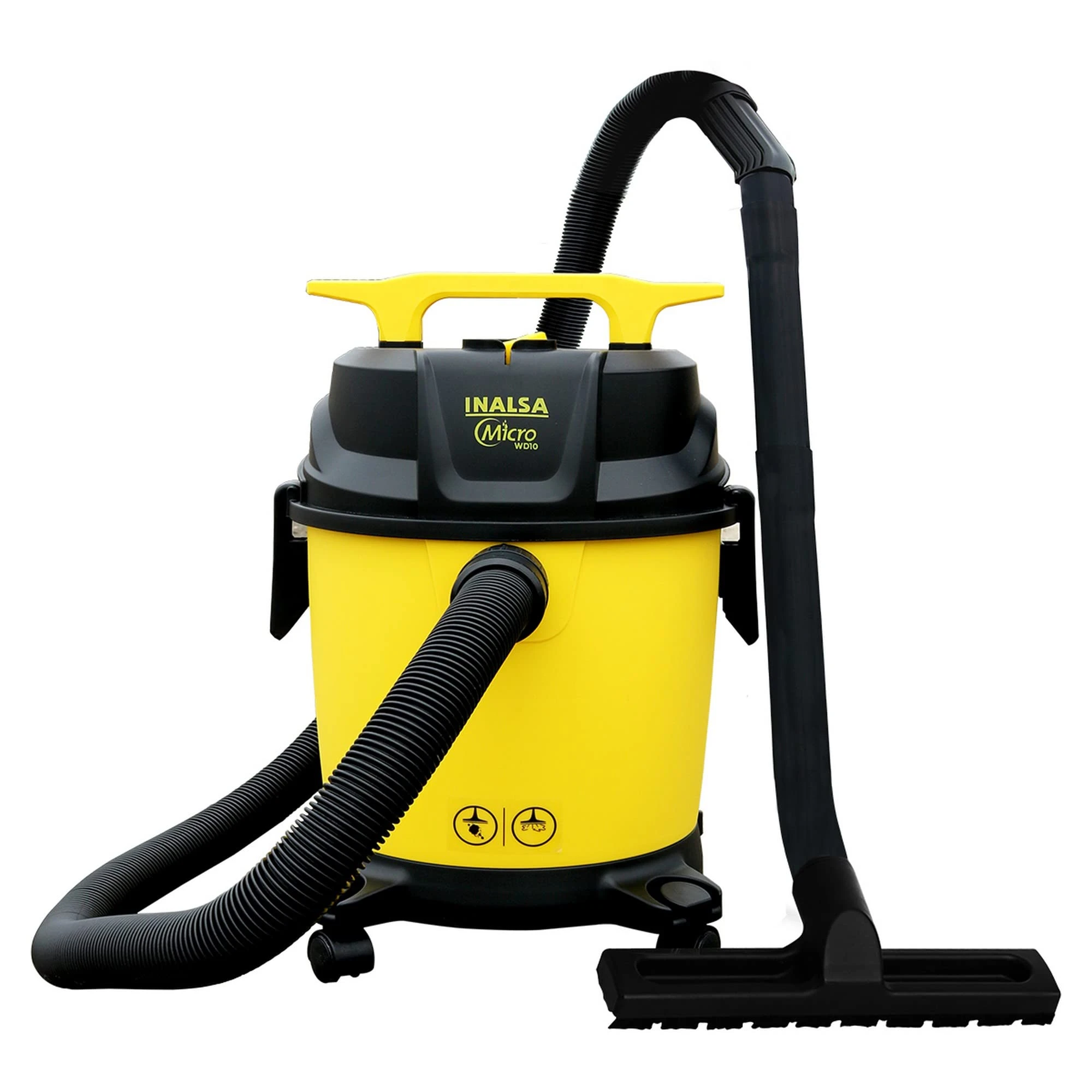 INALSA Wet and Dry Vacuum Cleaner for Home,10 LTR Capacity,1200 W, 17 kPa Suction, Blower Function, Wet Vac...