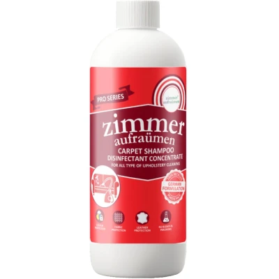 Zimmer Aufraumen Pro Sofa, Carpet & Upholstery Cleaning Shampoo/Liquid 450ml (effective on Car Interior & Exterior cleaning)