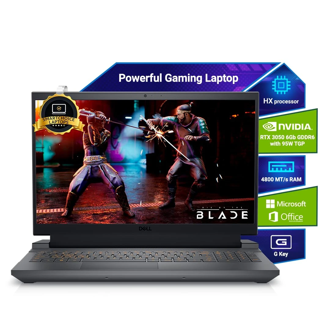 Dell G15, 13th Gen Intel Core i5-13450HX Processor, NVIDIA RTX 3050-6GB, (16GB RAM 1TB SSD) FHD 15.6"/39.62...