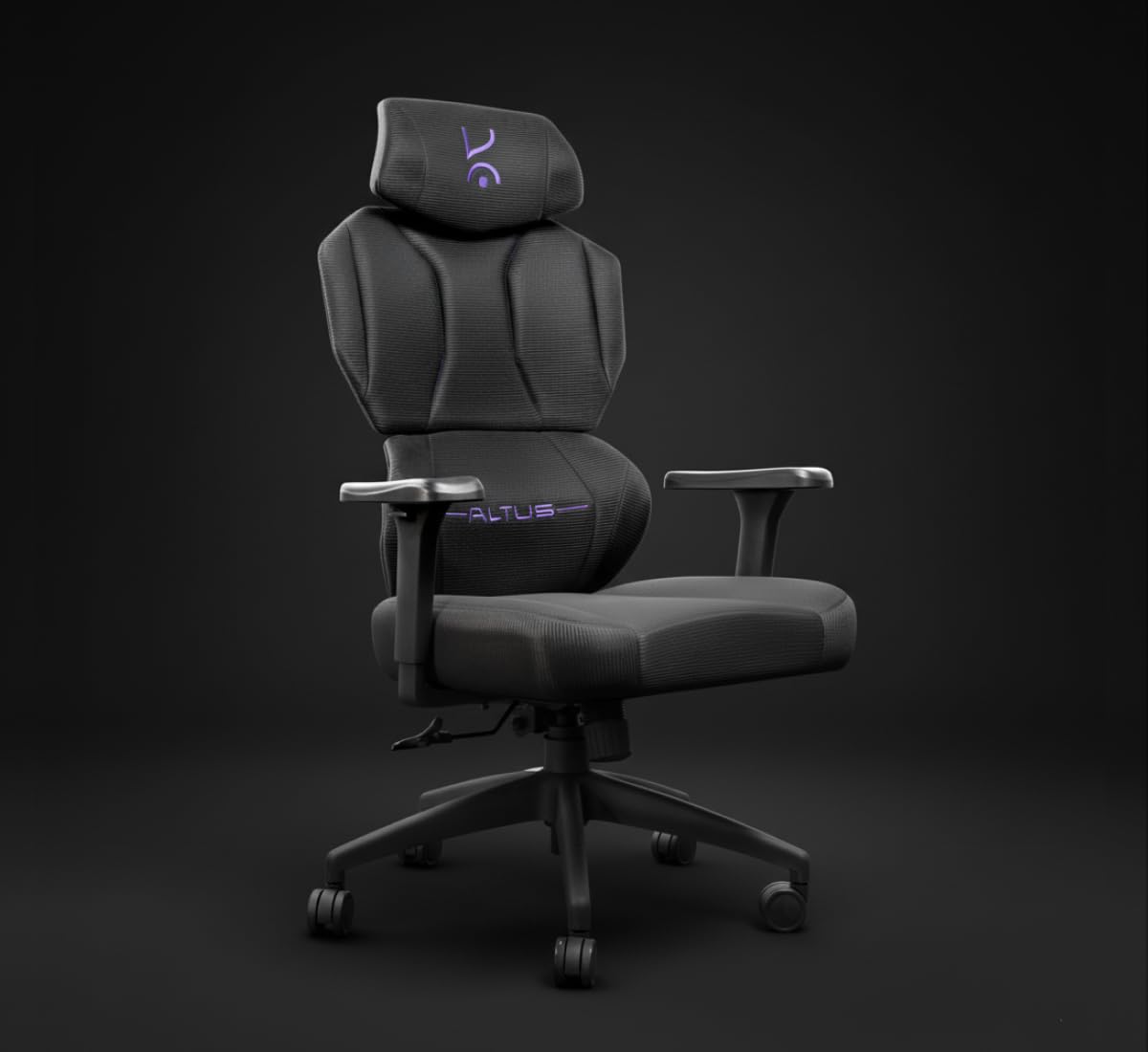 Kreo Premium Gaming Chair – Ergonomic Mesh & Fabric Chairs with Adjustable Armrests, Recline & Lumbar Support, BIFMA Certi...