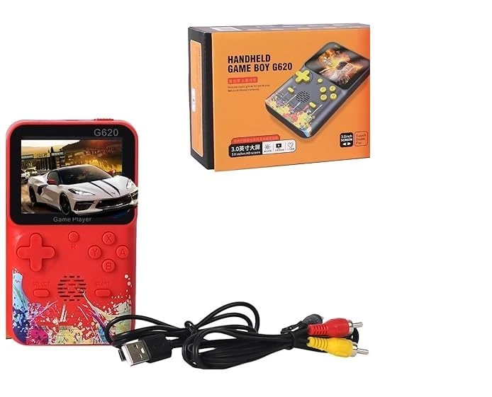 NextTech UHD 4K Portable Handheld Gaming Console with Retro Built-in Games for Kids and Adults (Fusion)