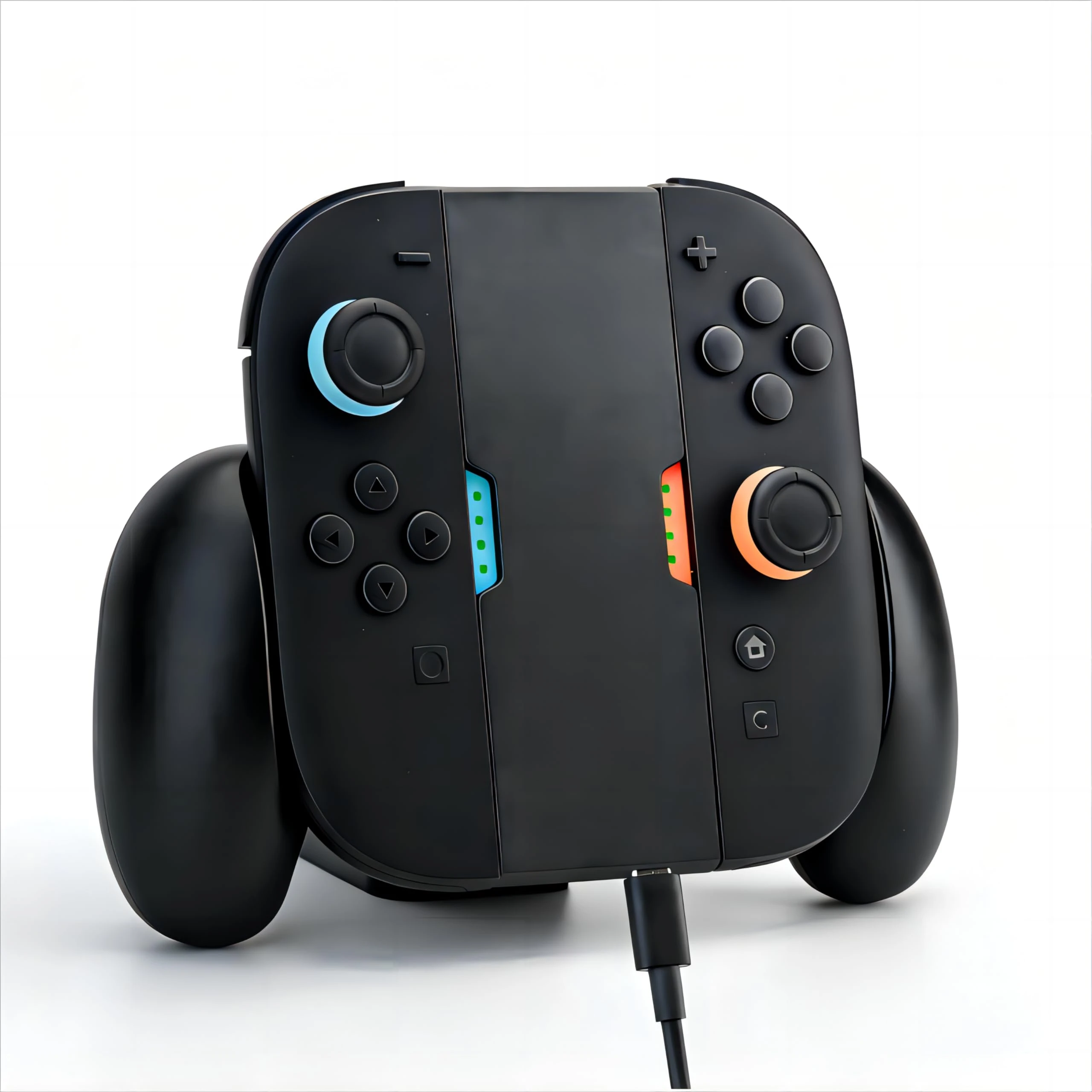 NITHO Joy-Con Charging Grip for Switch 2, Portable JoyCons Controller Charger Grip with 3M USB-C Cable, Com...