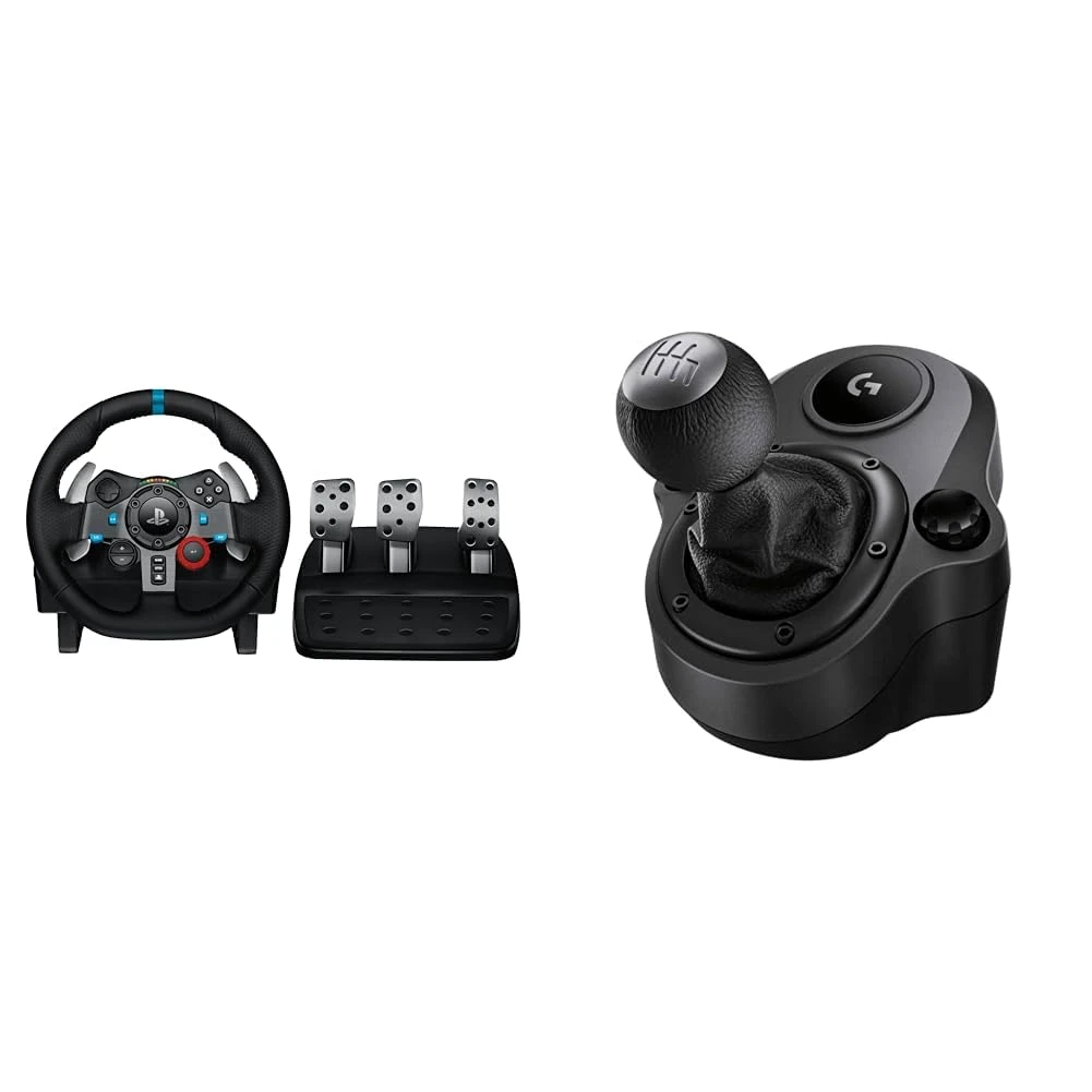 Logitech G29 Driving Force Racing Wheel and Floor Pedals + Shifter for G29, G923 & G920