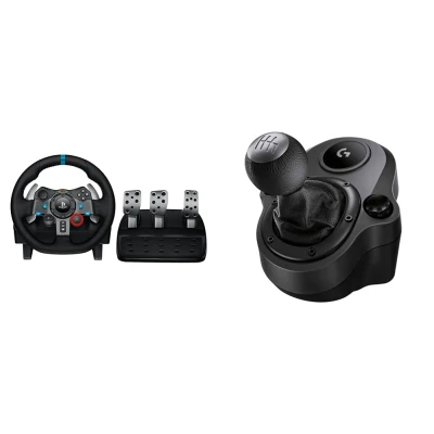 Logitech G29 Driving Force Racing Wheel and Floor Pedals + Shifter for G29, G923 & G920