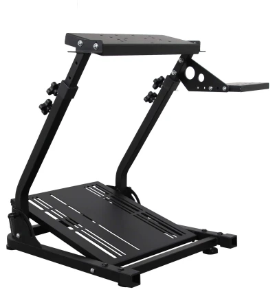 Xfeagle Tilt Adjustable Steering Racing Ergonomic Steel Wheel Floor Stand for Logitech G29 Gaming Wheel- Su...