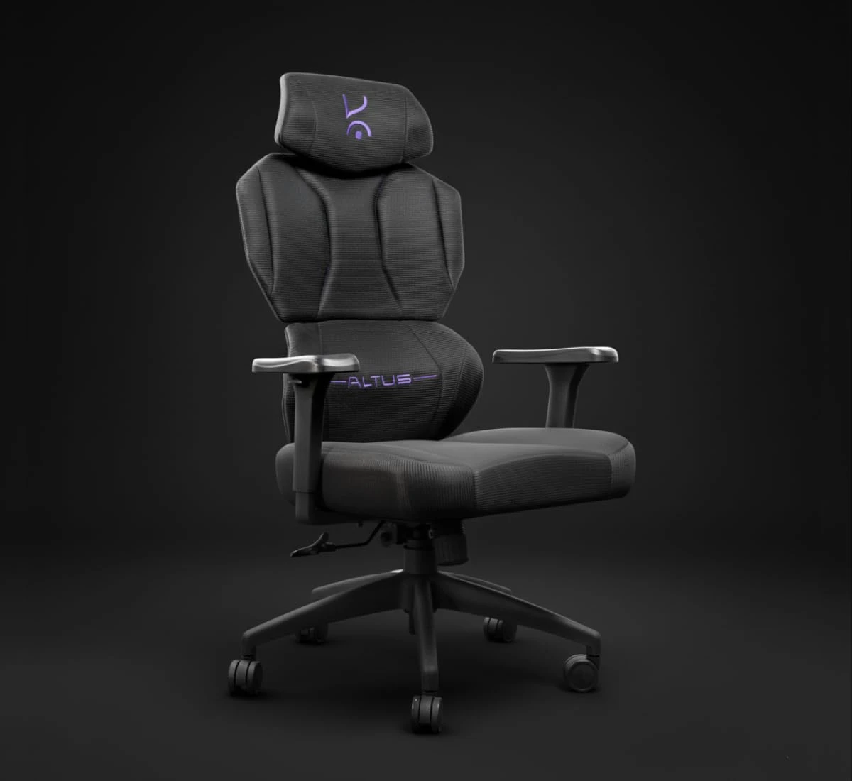 Kreo Premium Gaming Chair – Ergonomic Mesh & Fabric Chairs with Adjustable Armrests, Recline & Lumbar Support, BIFMA Certi...