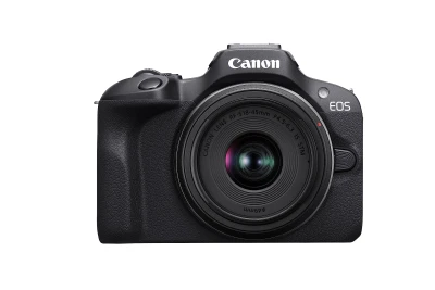 Canon EOS R100 24.1 MP Mirrorless Camera (Black) with RF-S18-45mm f/4.5-6.3 is STM Optical Zoom Lens | 4k V...