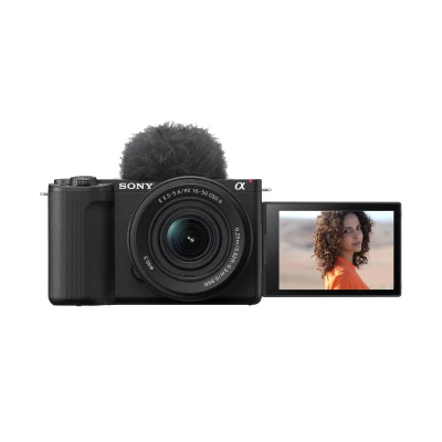 Sony Alpha ZV-E10M2K 26 MP Interchangeable Lens Mirrorless Vlog Camera for Creators (16-50mm Power Zoom Lens) | APS-C Sens...