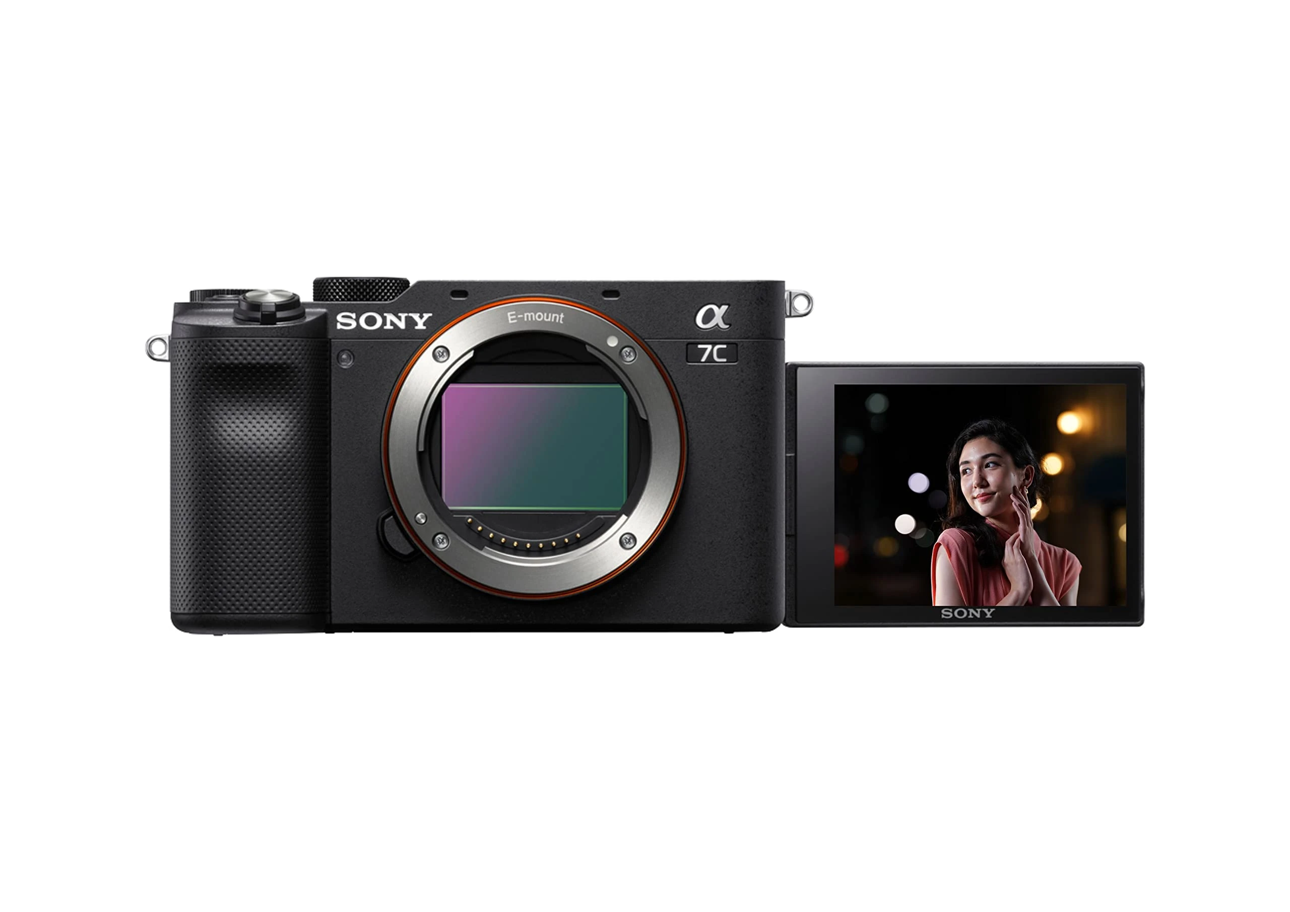 Sony Alpha ILCE-7C Compact Full Frame Camera | 4K with Flip Screen, Light Weight | Real time Tracking | Con...