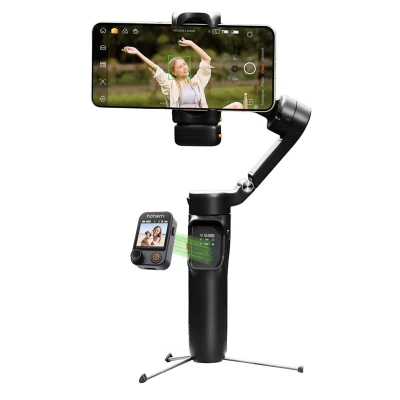 hohem iSteady V3 Ultra Gimbal Stabilizer for iPhone,Phone Gimbal with AI Tracking,Built-in Extendable Rod &...