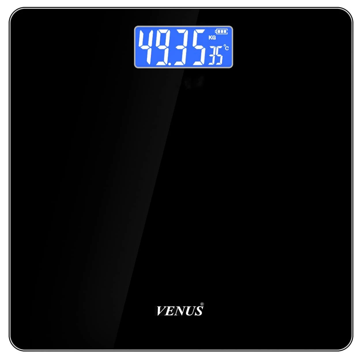 Venus (Made in India) Electronic Digital Personal Bathroom Weight Machine for Body Weight upto 180 kg Weighing Scale with ...