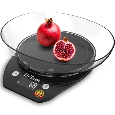 Dr Trust USA Electronic Kitchen Digital Scale Weighing Machine For Health, Fitness, Diet, Nutrition, Cooking and Home Baki...