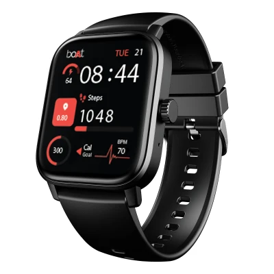Boat Wave Call 3 Smartwatch 1.83” HD Display with Animated Watch Faces; BT Calling, Functional Crown, Multiple Sports Mode...