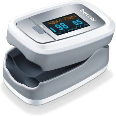 Beurer German Engineering PO 30 Pulse Oximeter, Blood Oxygen Saturation & Heart Rate Monitor, 3 Years Warra...