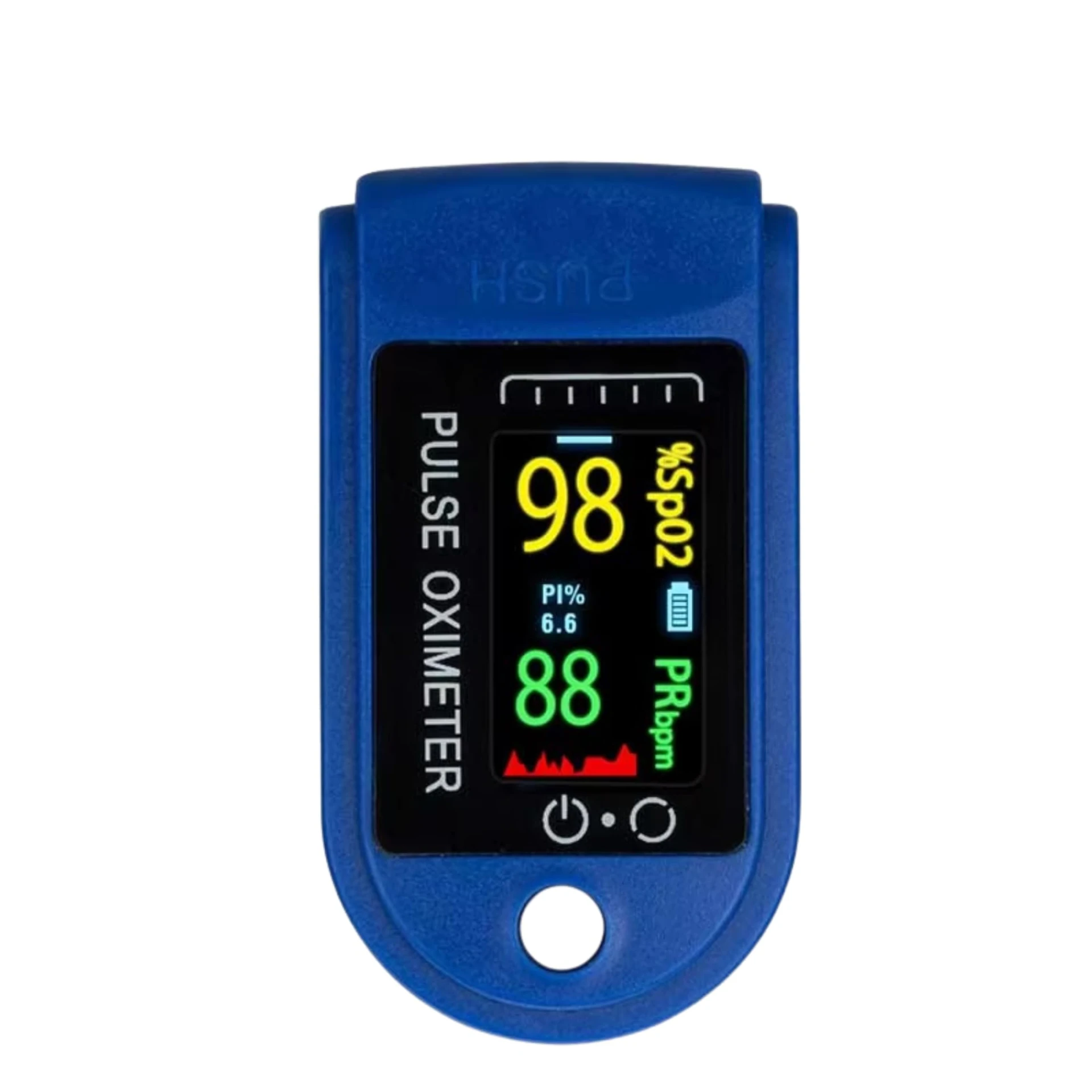 Curecheck premium oximeter (Classic Blue) Fingertip Pulse Oximeter | Blood Oxygen Saturation Monitor Fingertip, SpO2 Finge...