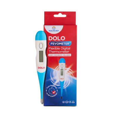 Micro Wellness Dolo Fevometer Medical Digital Fever Thermometer | Easy & Accurate Thermometer with Memory F...