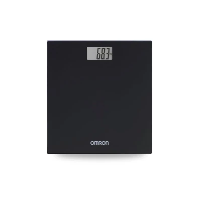 Omron HN 289 (Black) Automatic Personal Digital Weight Machine With Large LCD Display and 4 Sensor Technolo...