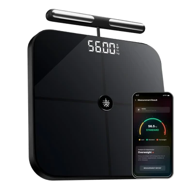 Cult Smart Scale Pro, US FDA Approved, 50+ Parameters, Body Fat Scale, BMI, 10 members, Bluetooth Weight Ma...