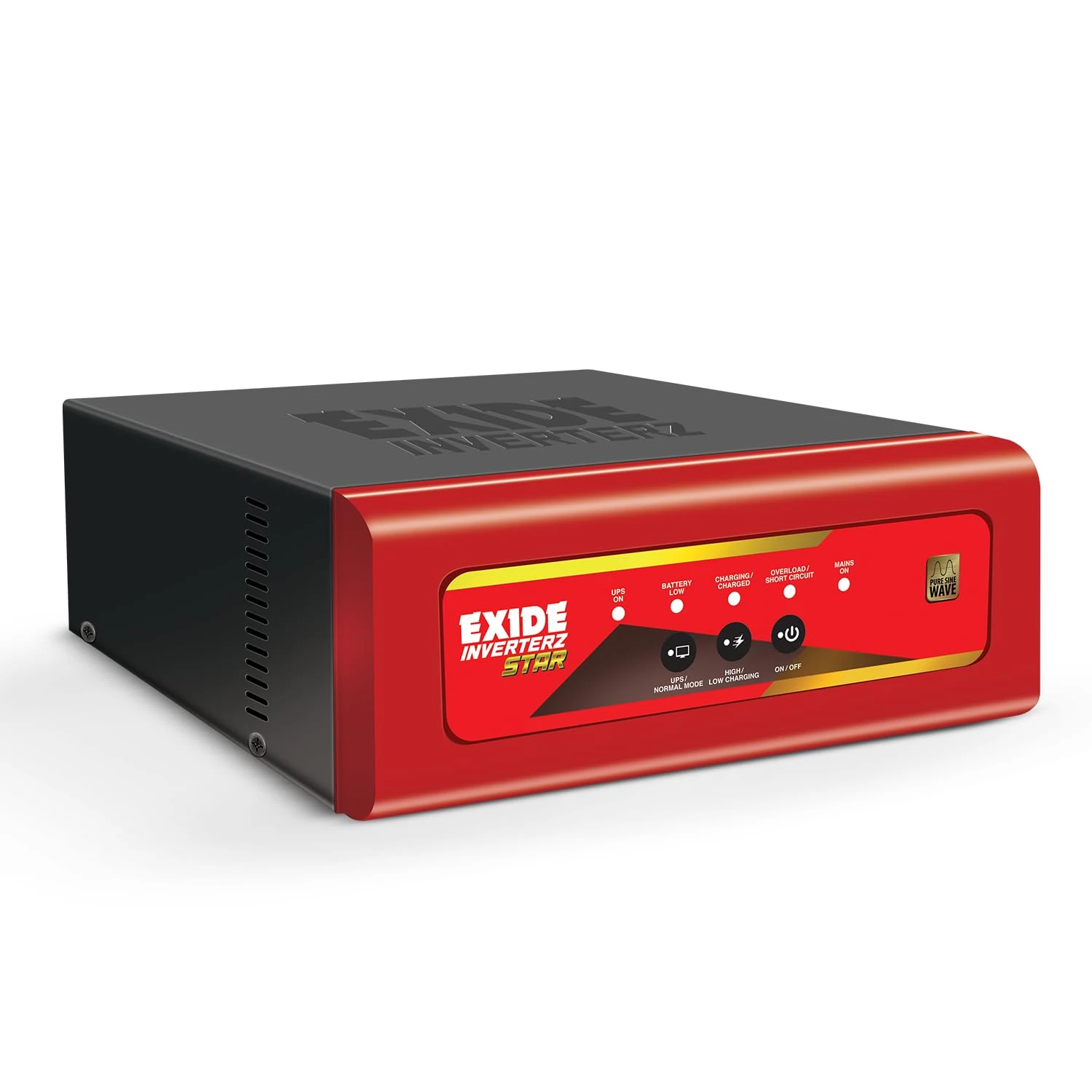 EXIDE Star STAR12V900 12V 900VA Inverter | Pure Sine Wave Output | Ideal for 1–2BHK Homes & Small Offices |...