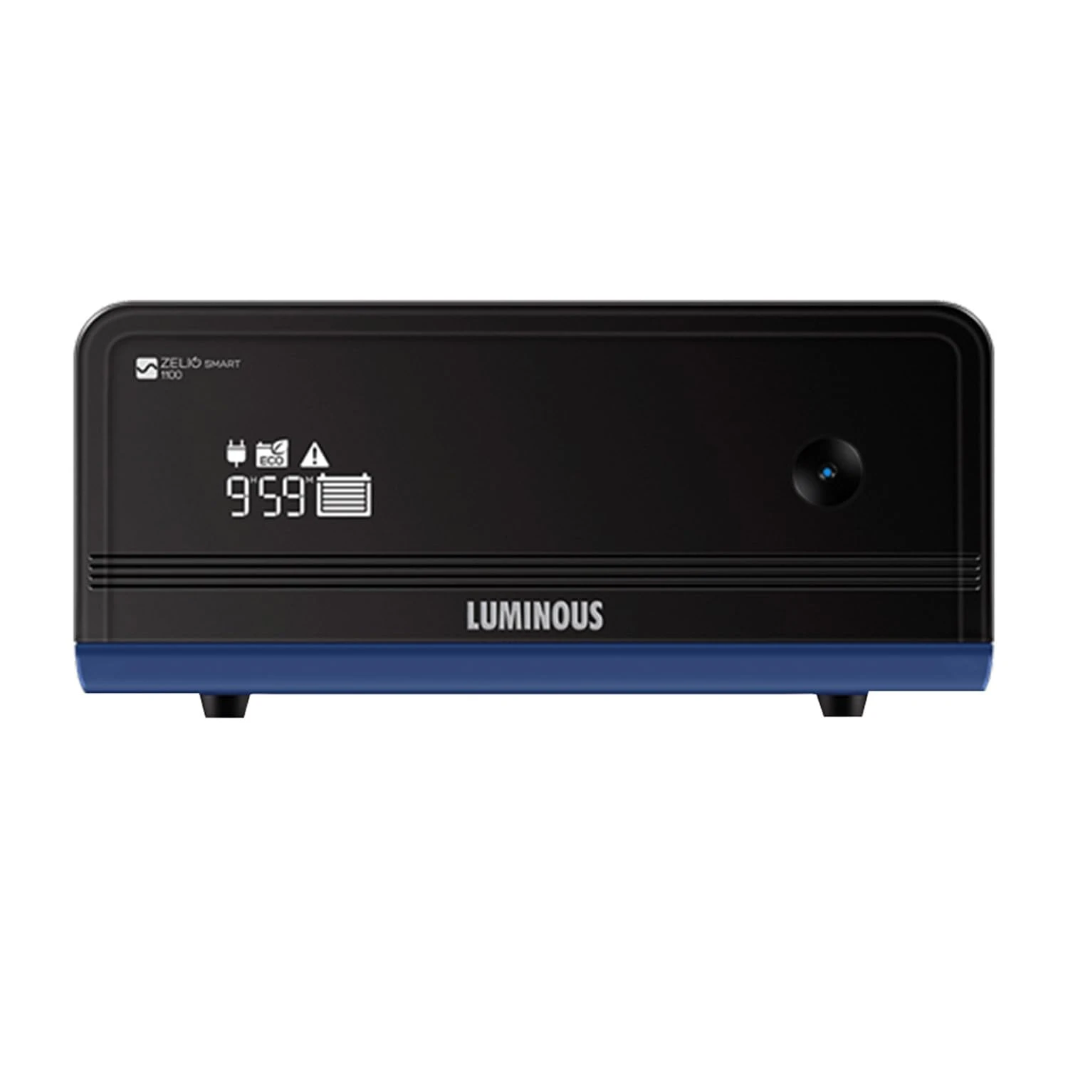 Luminous Zelio+ 1100 Pure Sine Wave Inverter for Home,Office & Shops | 900VA Inverter | Reliable Power Back...