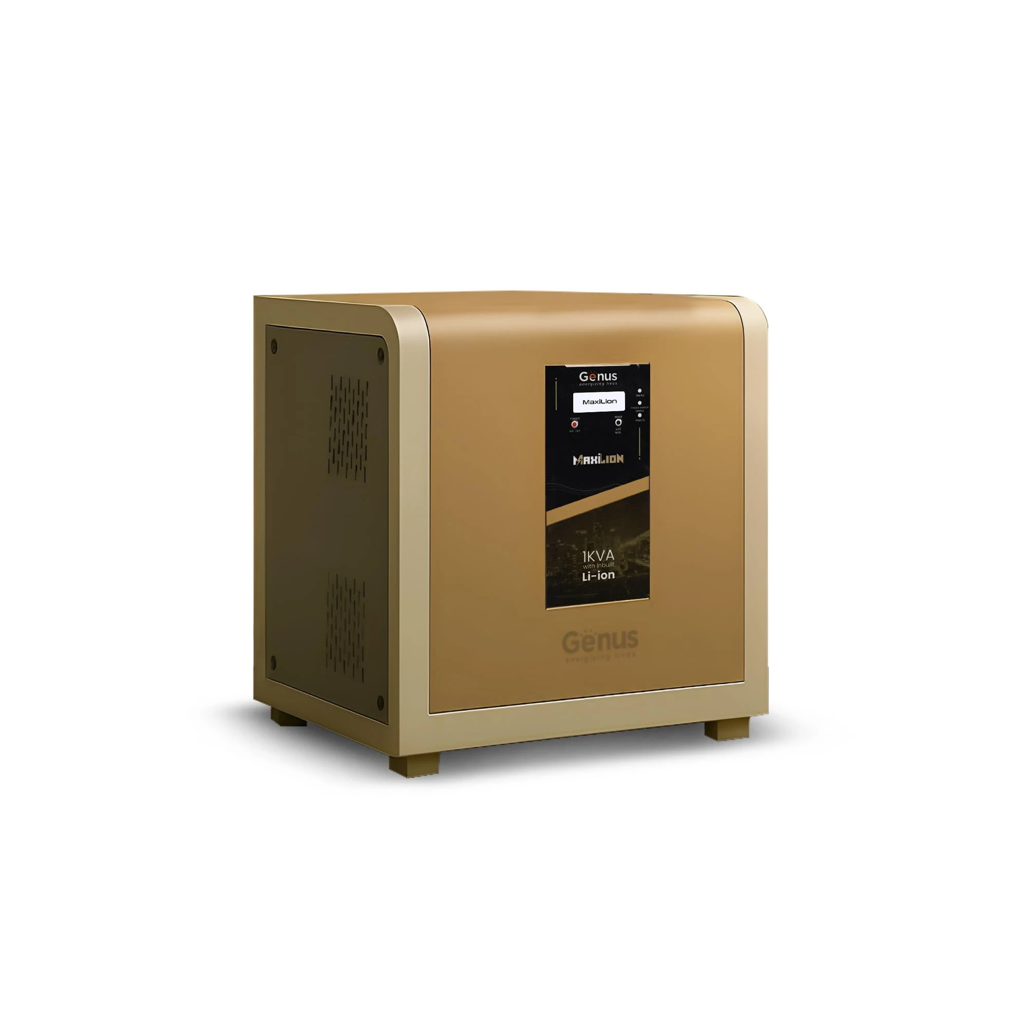 Genus MaxiLion 1000 VA Inverter with Upto 12 Year Life Integrated 1280Wh Lithium-Ion Battery for Home Office & Shop - Full...
