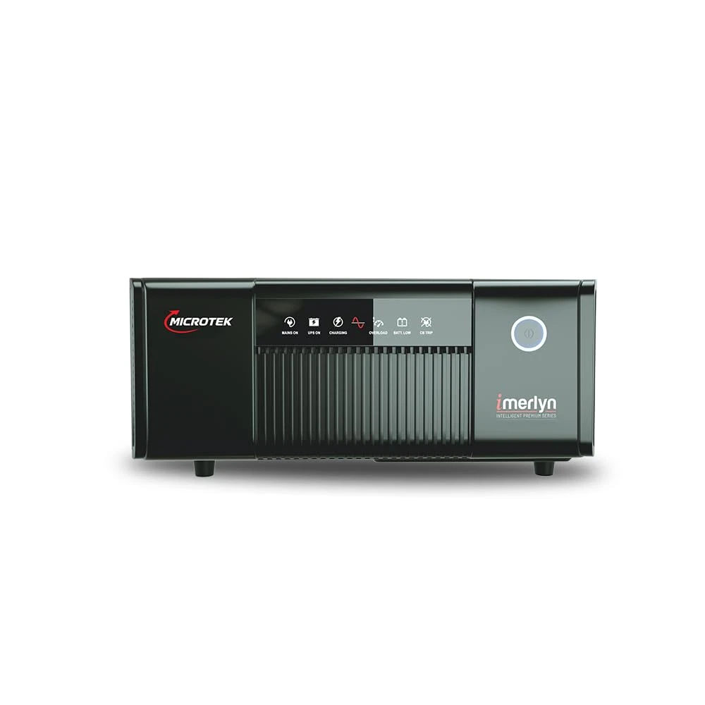 Microtek iMerlyn 1050 Advanced Digital 900VA/725W Inverter, Support 1 Battery with 3 Year Warranty for Home, Office & Shops — VK Furniture & Electronics | VK Furniture Mangalore