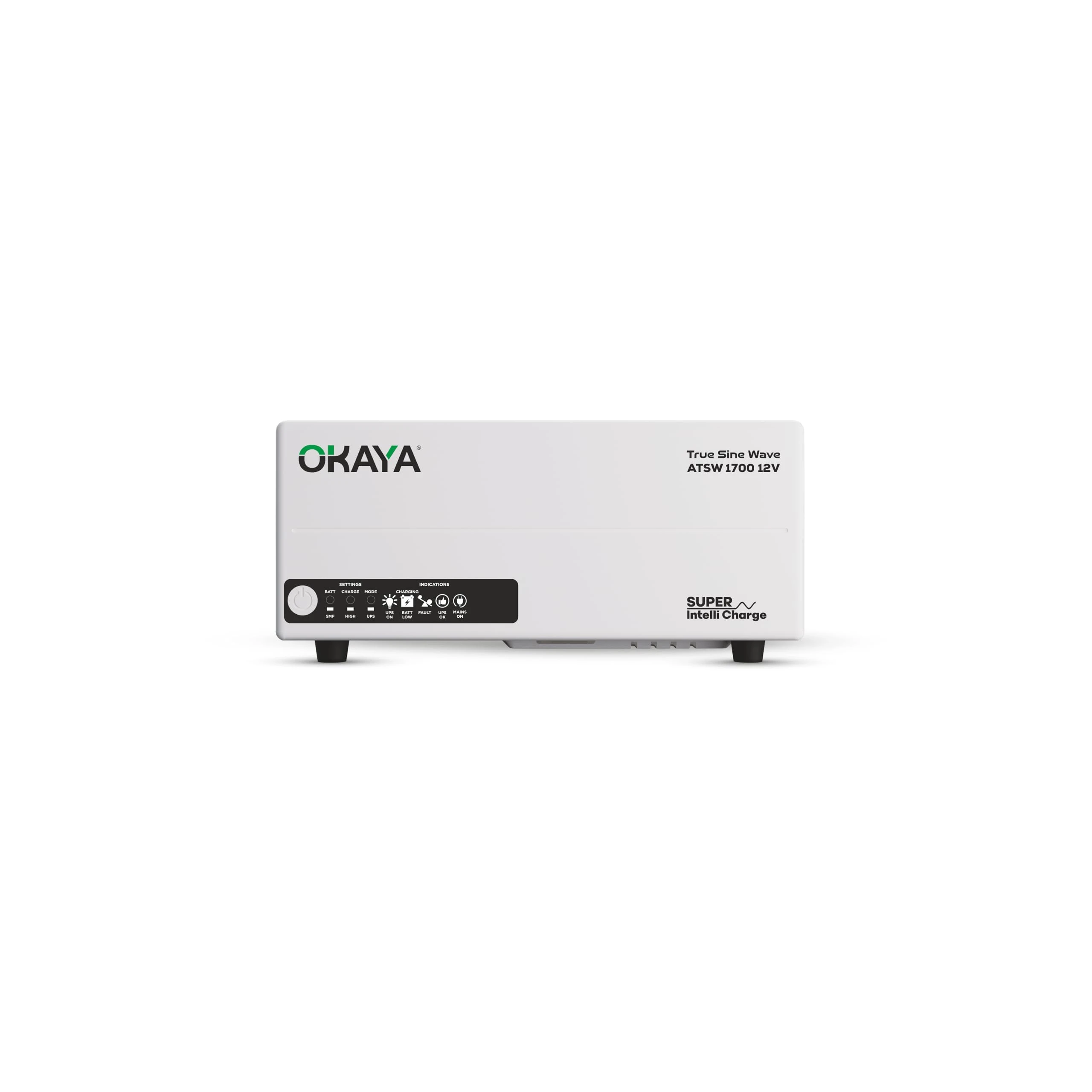 Okaya ATSW 1700 Inverter for Home, Office & Shops | 1450VA/12V Pure Sinewave | Reliable Power Backup | Supports 1 Inverter... — VK Furniture & Electronics | VK Furniture Mangalore