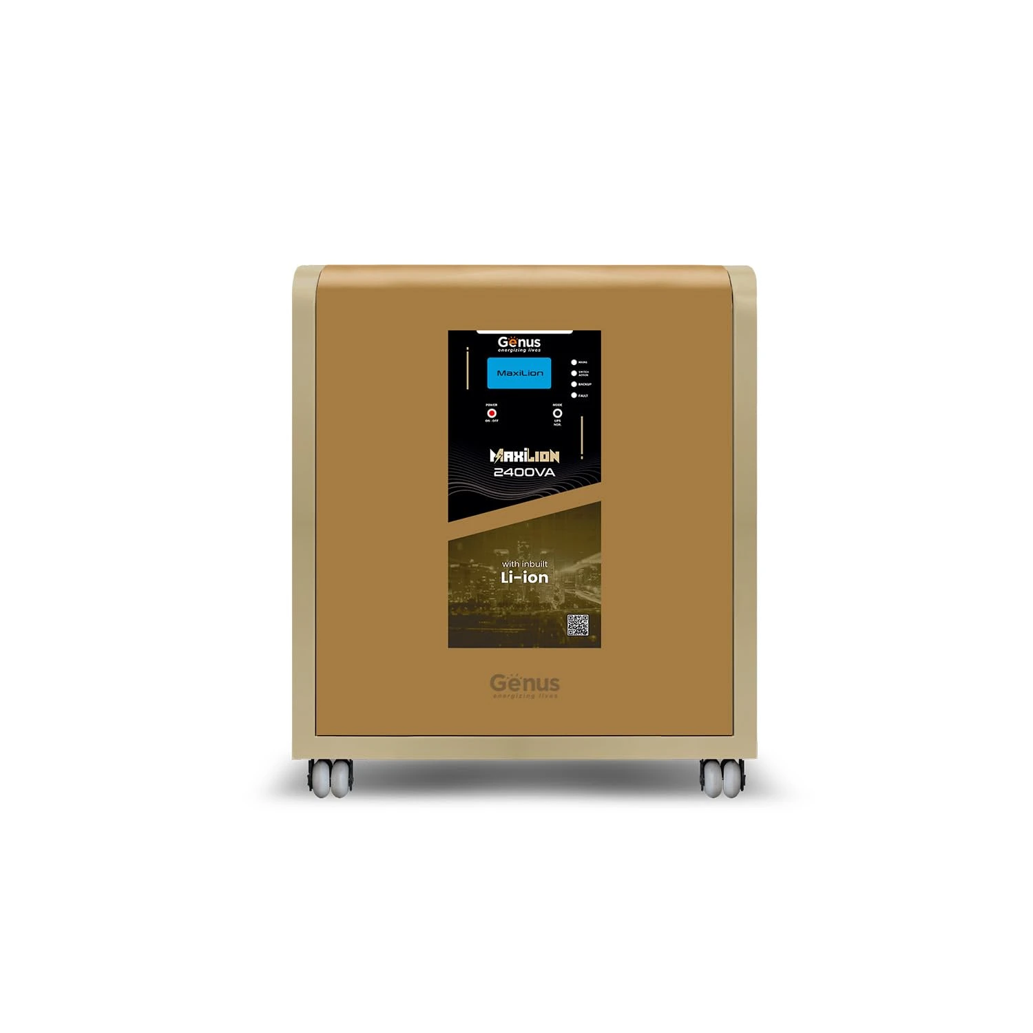 Genus MaxiLion 2400 VA (2.4 KVA) Inverter with Upto 12 Year Life Integrated 2560Wh Lithium-Ion Battery for Home, Office & ... — VK Furniture & Electronics | VK Furniture Mangalore