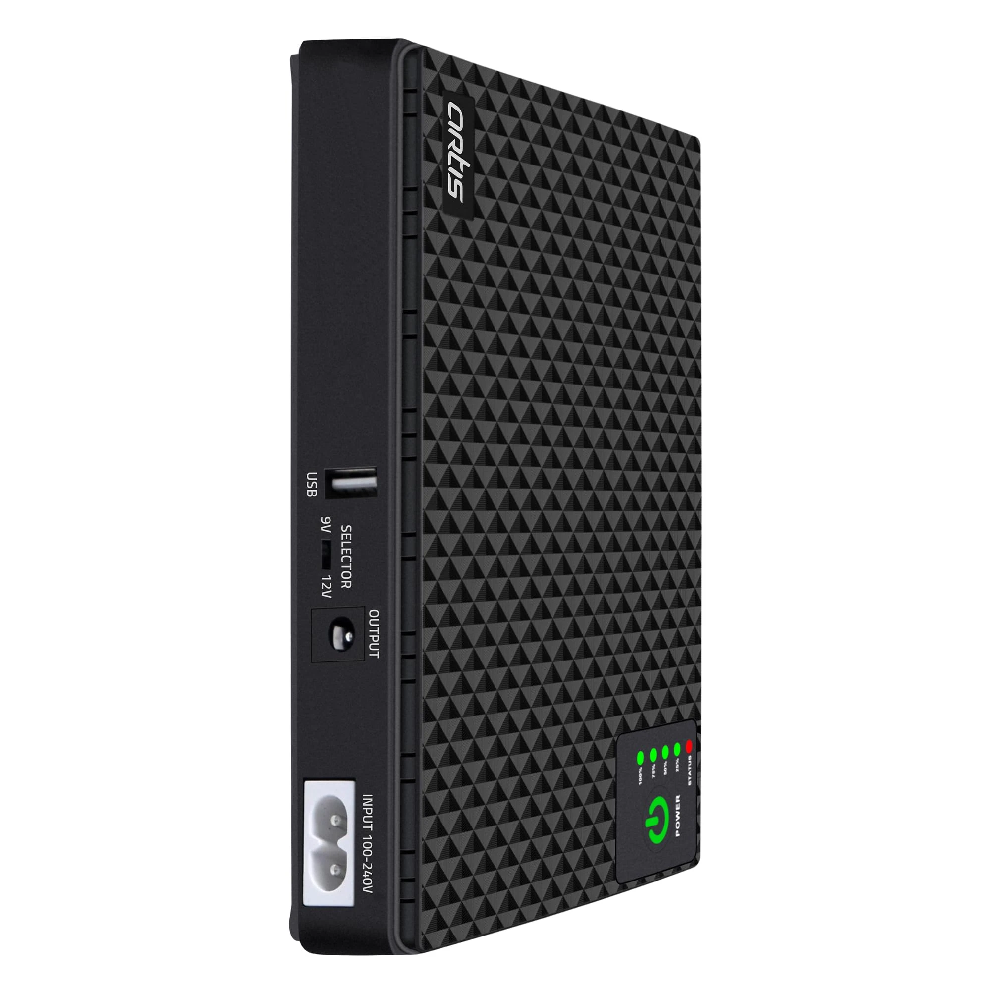 Artis AR-MINIDC-2 Mini UPS for WiFi Router/Modem/Set top Box Devices. 8800mAh Battery Supports 9V/12V-1A/1.5A/2A Routers. ...