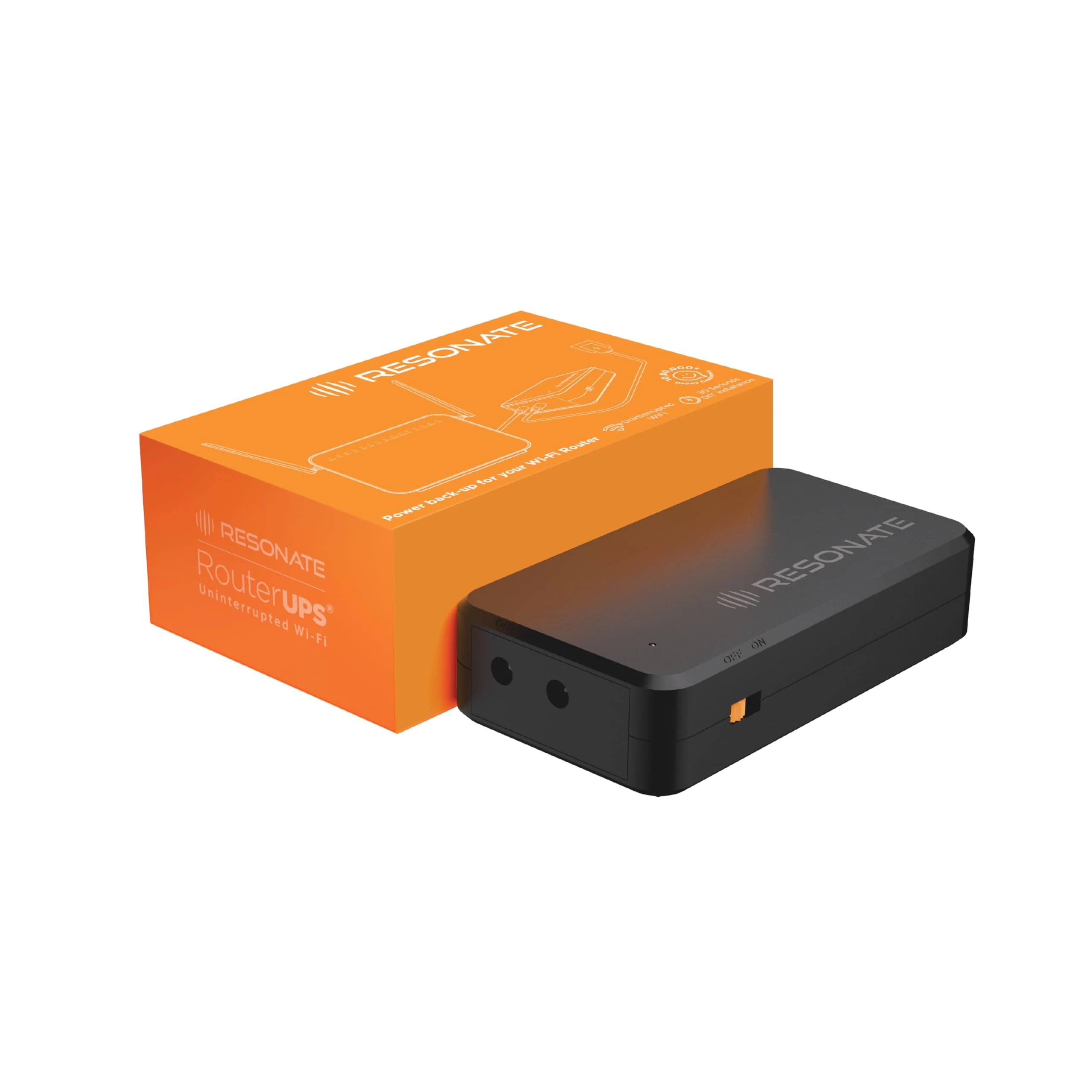 Resonate RouterUPS® Gen2 | Original Router UPS for 12V WiFi Router & Modem (Supports up to 2A) (7800mAh - 95% Longer Power...
