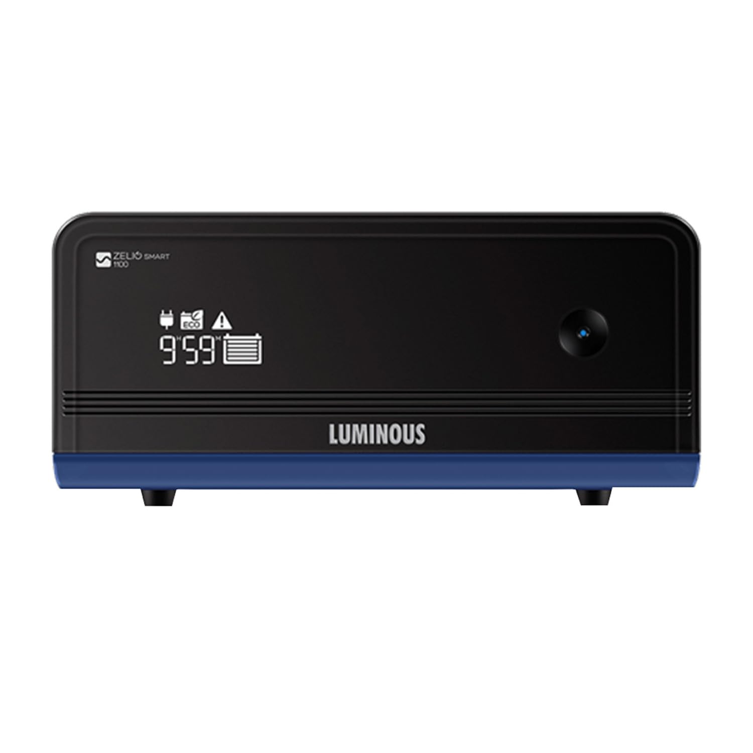Luminous Zelio+ 1100 Pure Sine Wave Inverter for Home,Office & Shops | 900VA Inverter | Reliable Power Backup | Smart Disp...