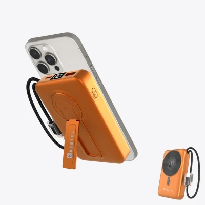Beetel MagVibe Series WS10 4 in 1 MagSafe 10000mAh Magnetic Wireless Power Bank for Apple iPhone, iWatch & AirPods, Qi Cha...