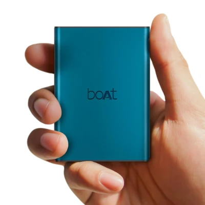 Boat Energyshroom PB400 Pro 20000 mAh 22.5W Pocket Size, Compact Power Bank, Fast Charging (2X Output Ports, Supports Andr...