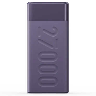 Ambrane 27000mAh Powerbank, 22.5W Fast Charging, Triple Output (2 USB & 1 Type C), PD, Quick Charge for iPh...