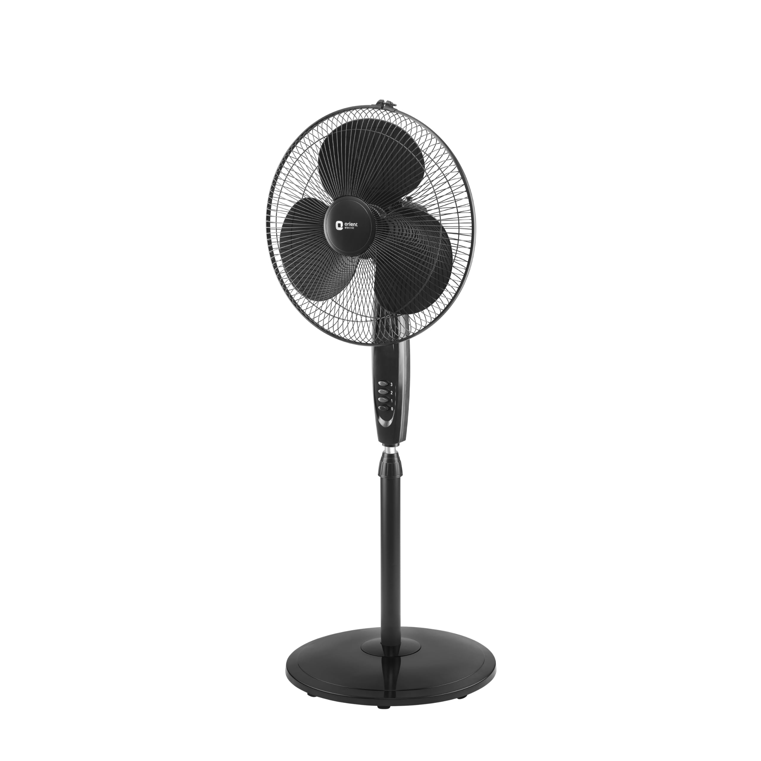 Orient Electric Stand-82 400 MM Oscillating Pedestal Fans (Crystal White & Sky Blue, Pack of 1) Fabrijoy 1000-Watt Dry Iron(White & Blue)