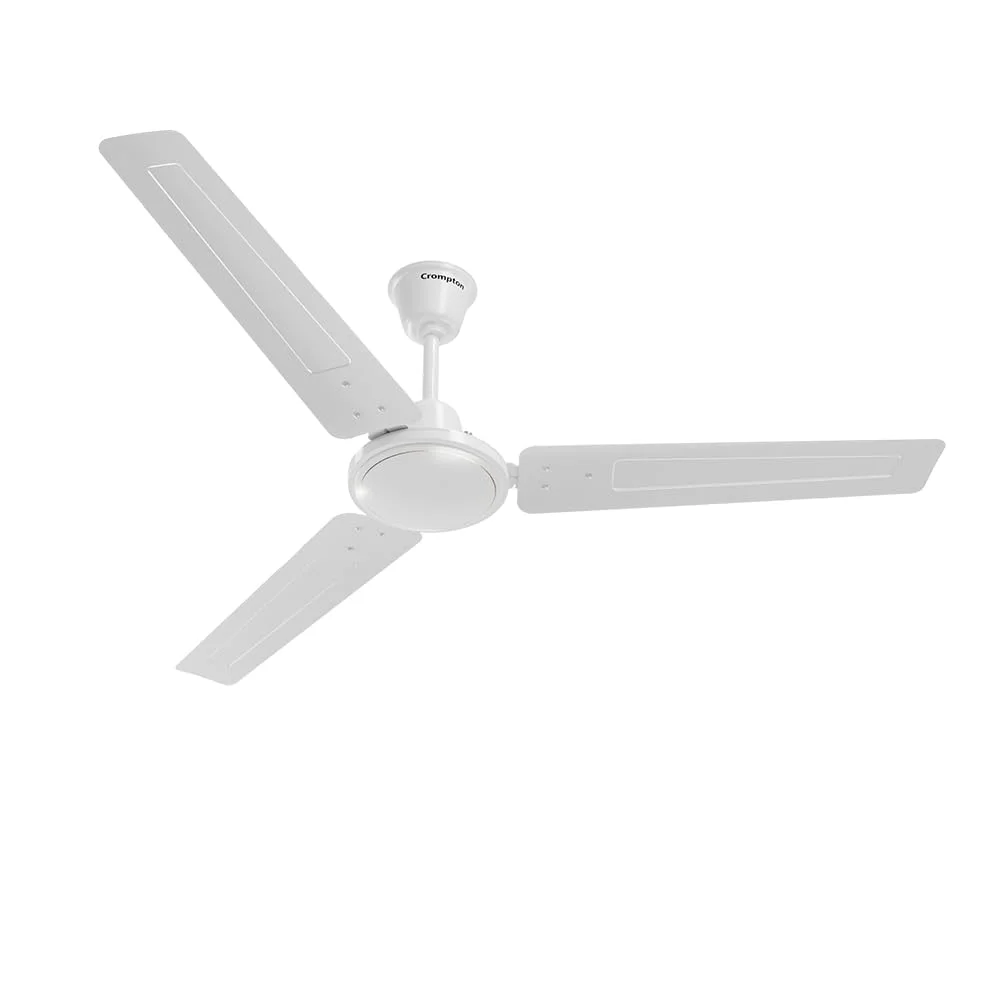 Crompton SUREBREEZE SEA SAPPHIRA 1200 mm Ceiling Fan for Home | BEE Star Rated Energy Efficient Fan | Superior Air Delivery | HighSpeed | 2 Years Warranty | (Opal White), Pack of 1 — VK Furniture & Electronics | VK Furniture Mangalore
