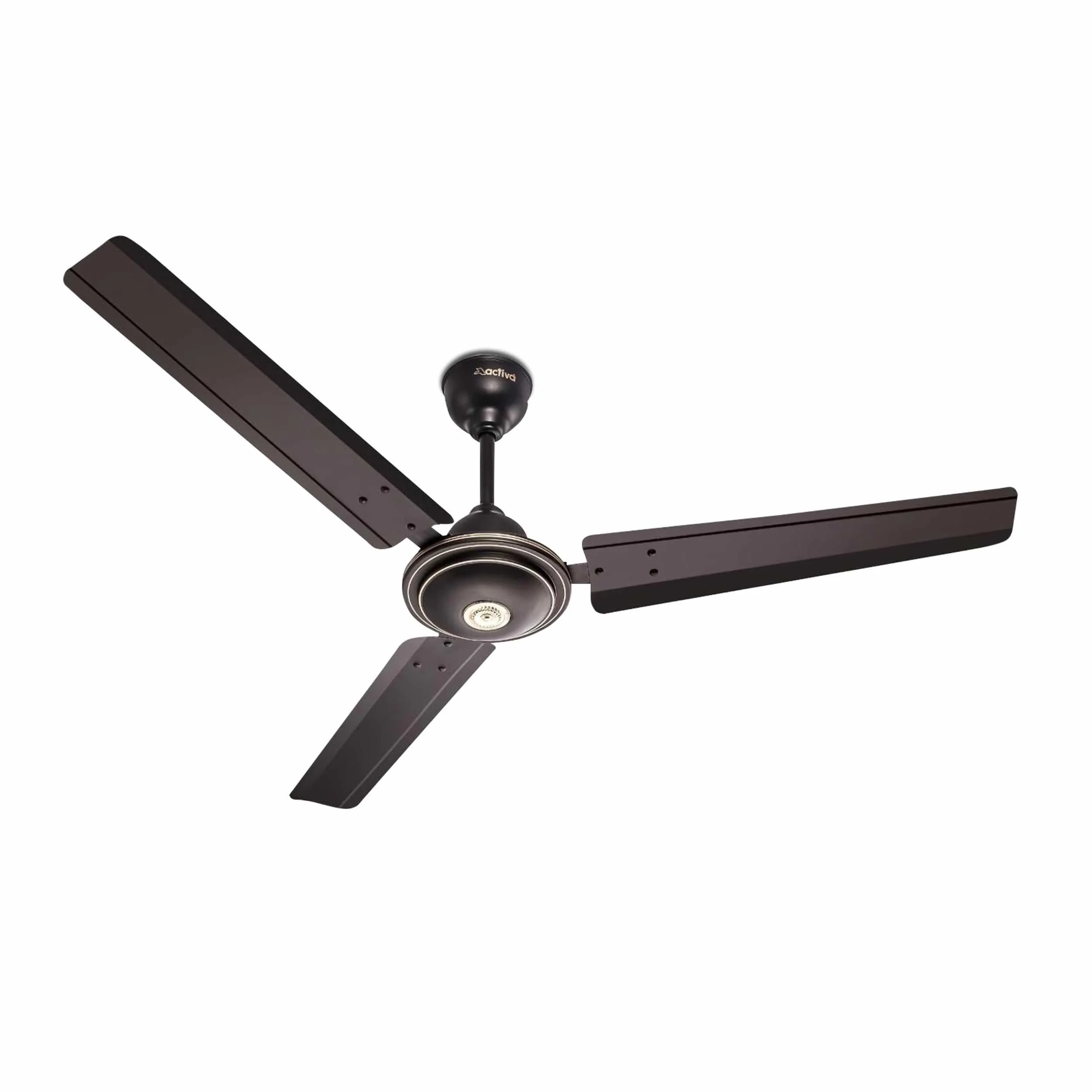 ACTIVA Apsra 1200mm High Speed Ceiling Fan | 390 RPM Powerful Air Delivery | Anti Dust Decorative Fan with Copper Motor | Low Noise | Smoke Brown | 2 Year Warranty, Pack of 1