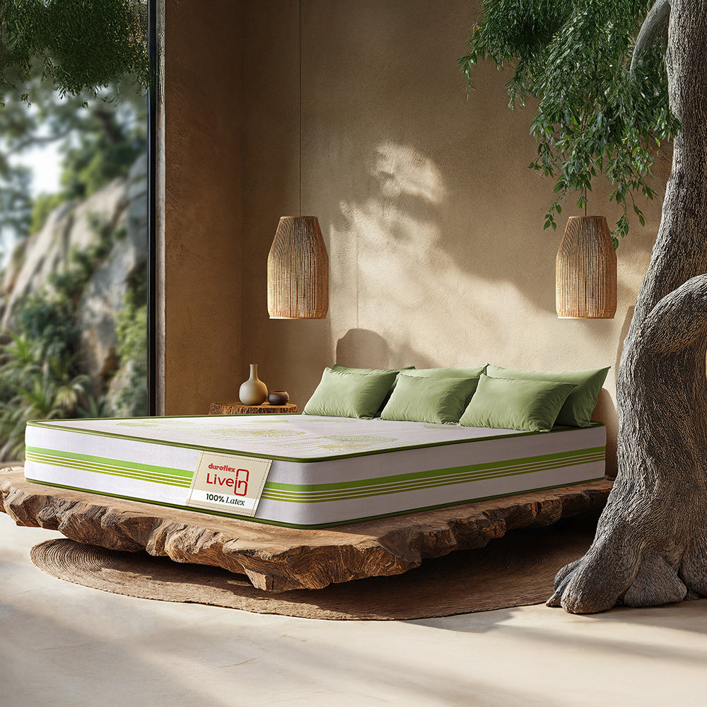 LiveIn 100% Latex Mattress — VK Furniture & Electronics | VK Furniture Mangalore