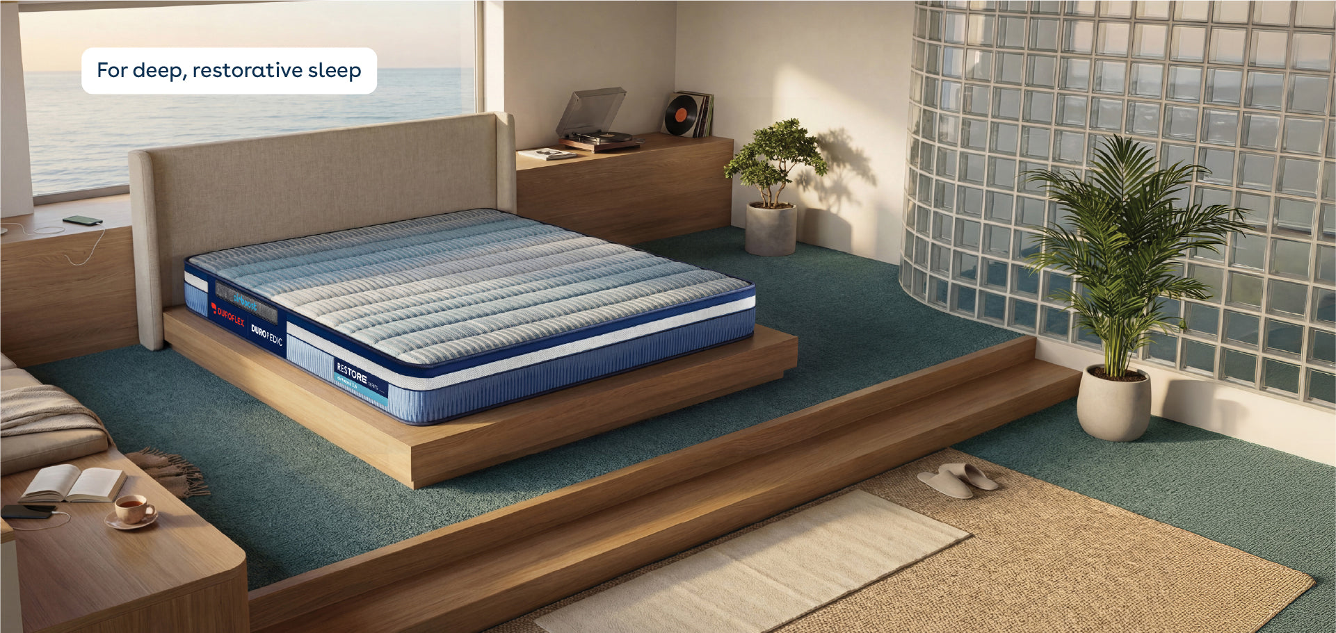 Duropedic Airboost 3.6 Mattress | 1 lakh+ adaptive fibres and ortho support