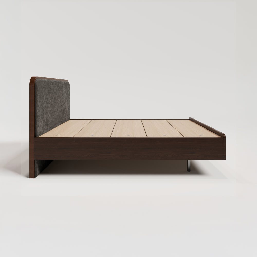 Halo Upholstered Bed - Sleet Grey