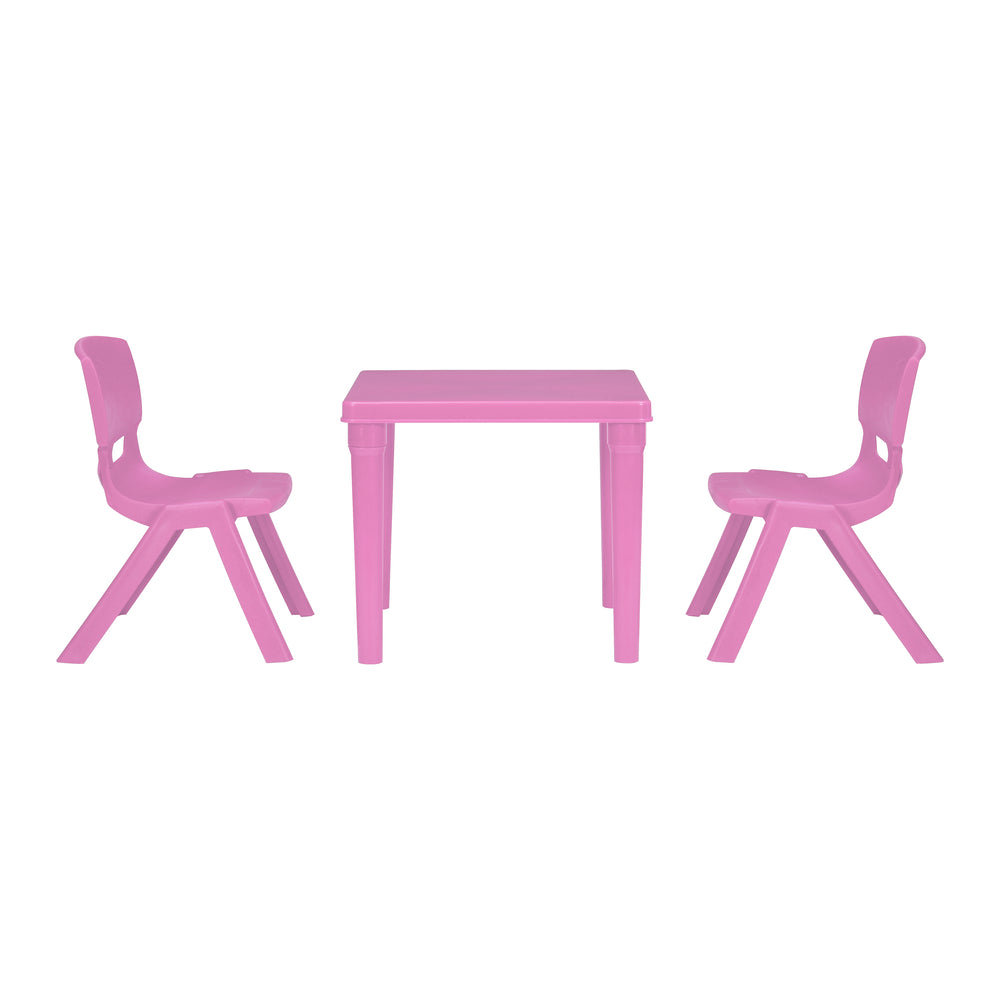 Nilkamal Genius Ludo Table + 2 Chairs Kid's Study Set