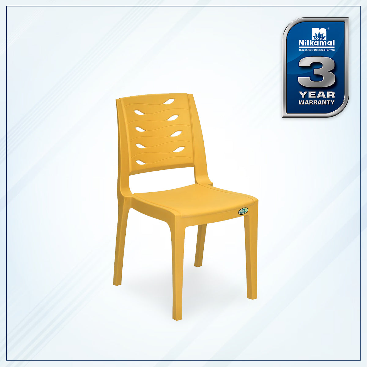 Nilkamal Fern Plastic Armless Chair