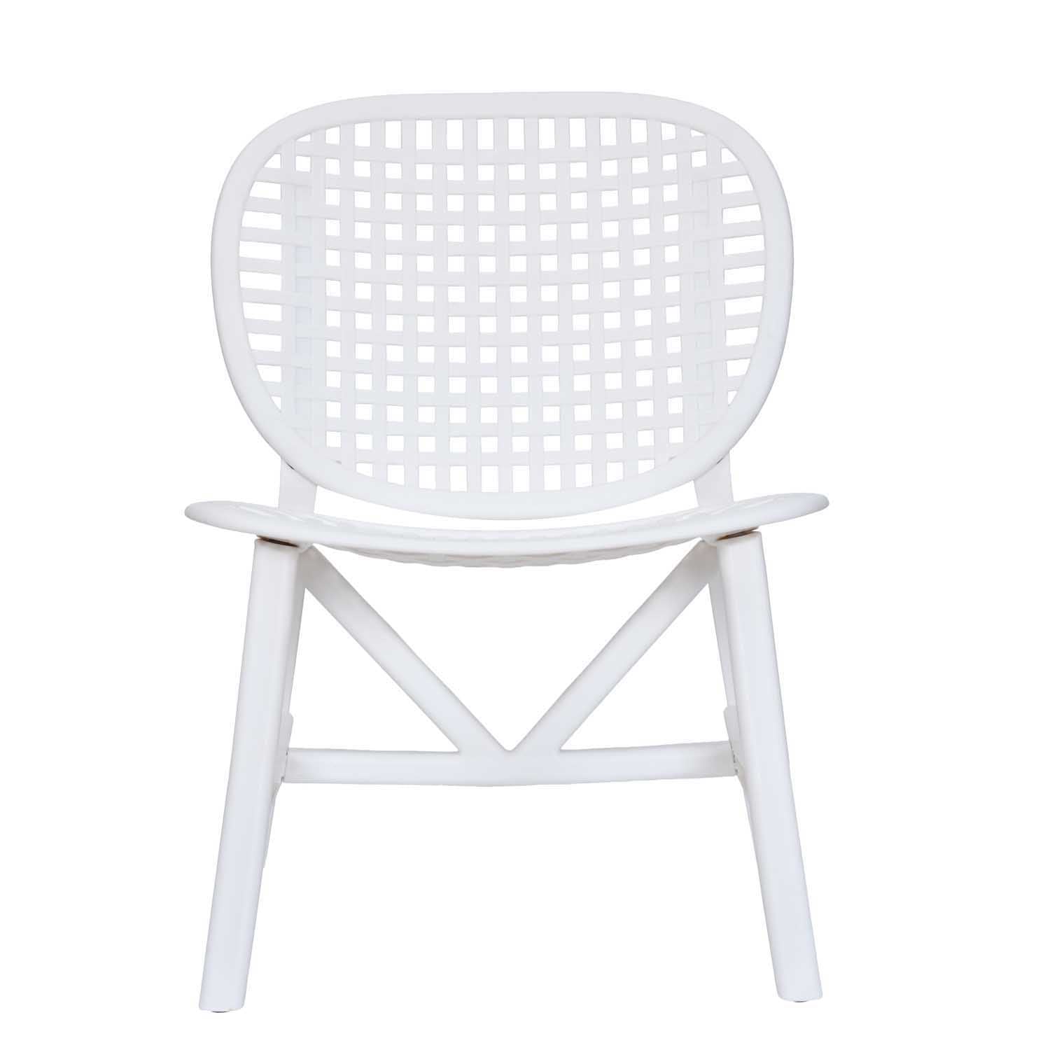 Nilkamal Arena Woven Style Plastic Chair without Cushion