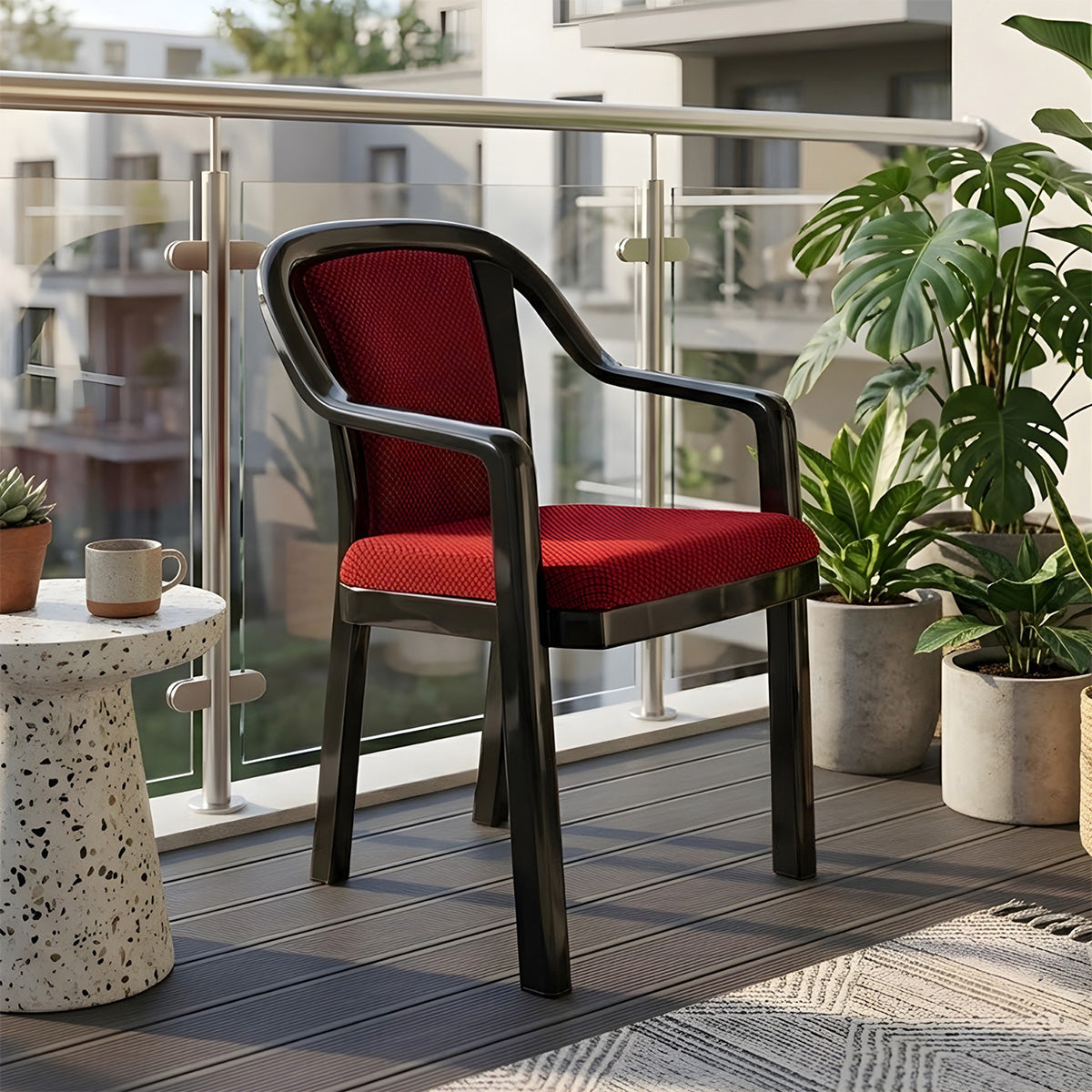 NILKAMAL SIGNATURE FABRIC ARM CHAIR — Nilkamal | VK Furniture Mangalore