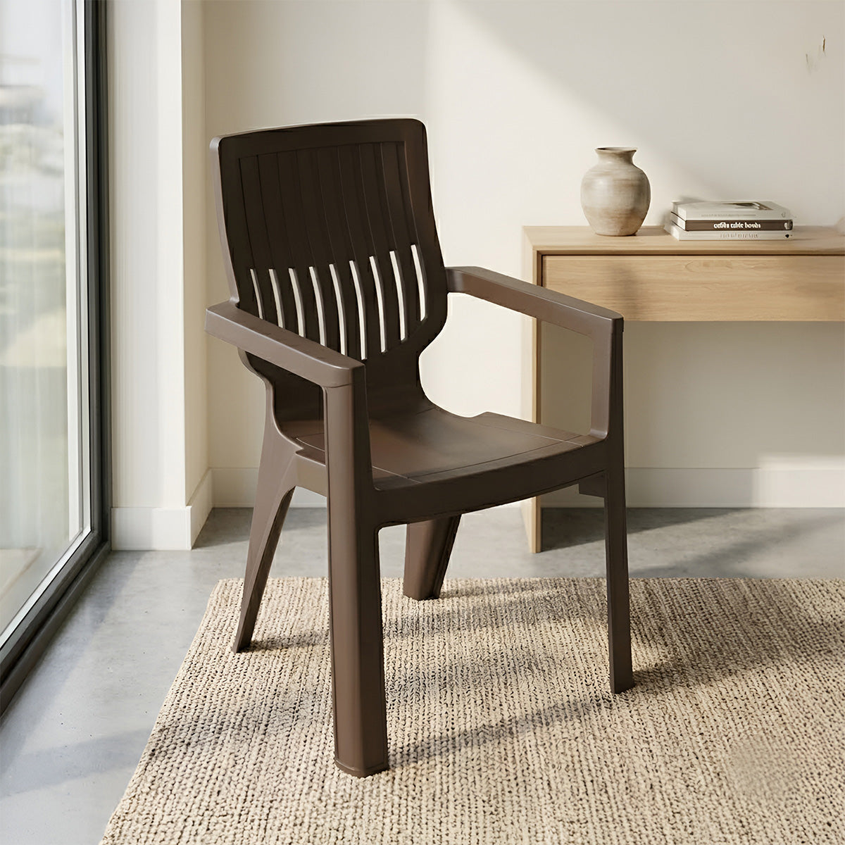 Nilkamal Ortho Comfort Plastic Arm Chair — Nilkamal | VK Furniture Mangalore