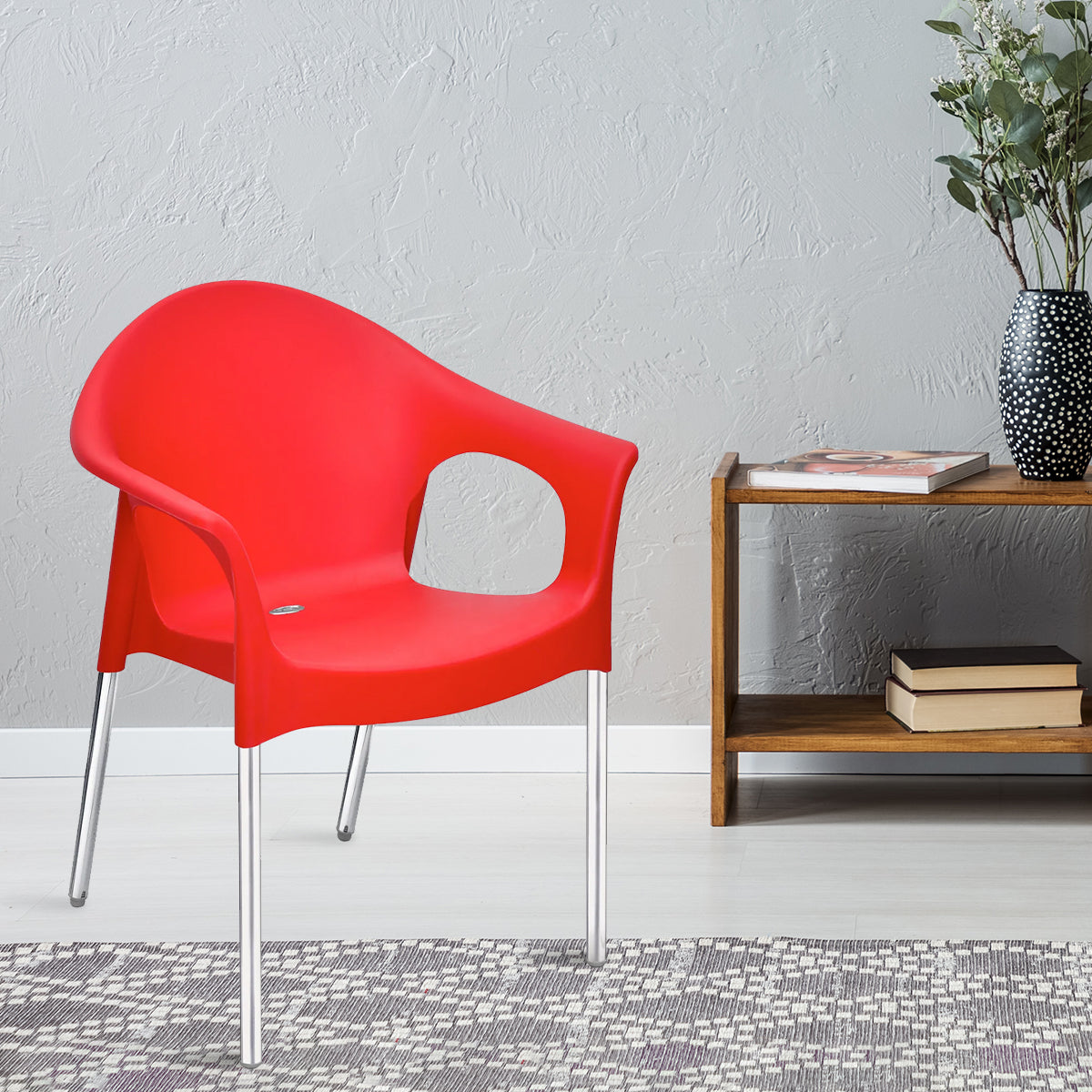 Nilkamal Novella 09 Plastic Arm Chair — Nilkamal | VK Furniture Mangalore